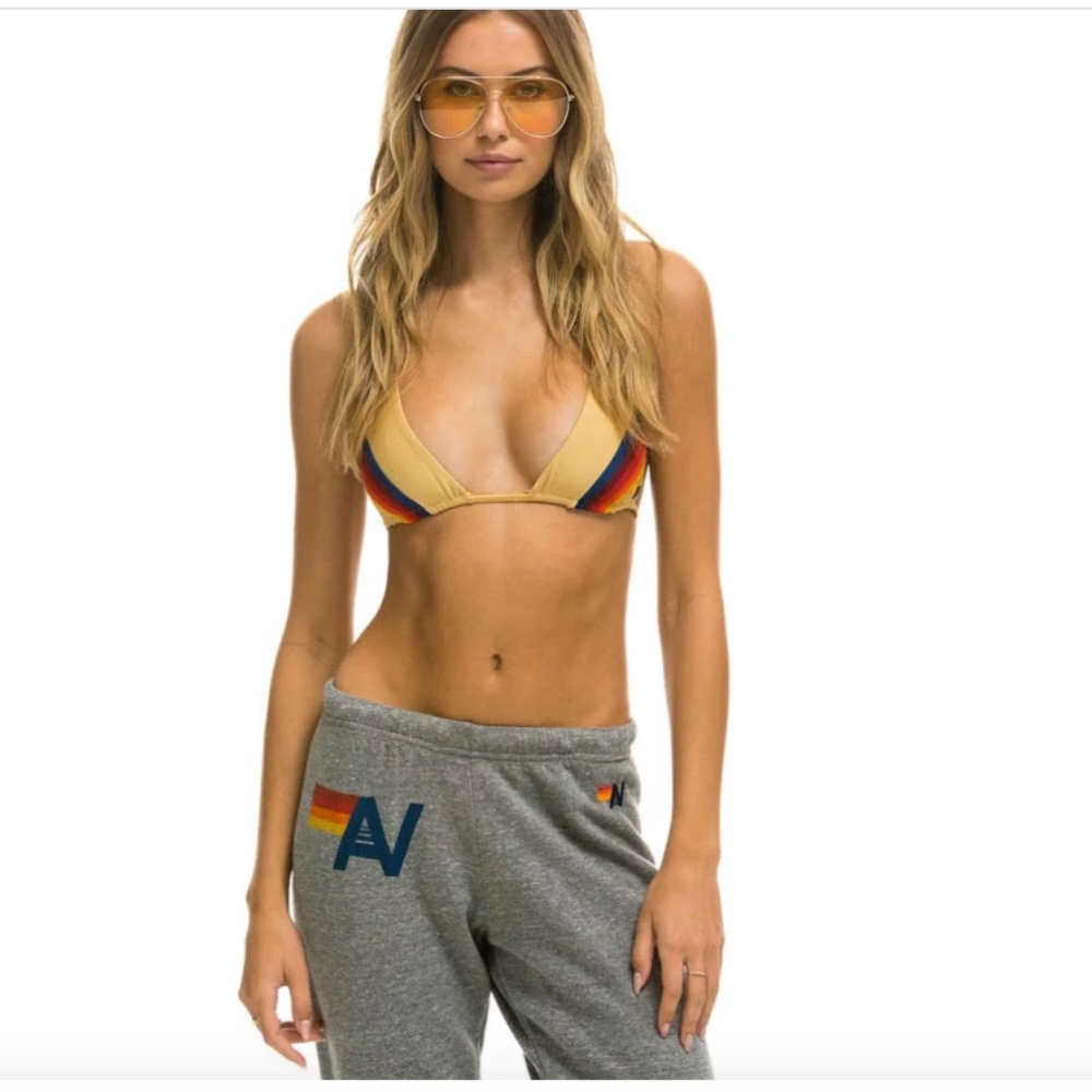 AVIATOR NATION GRAY SWEATPANTS PANTS